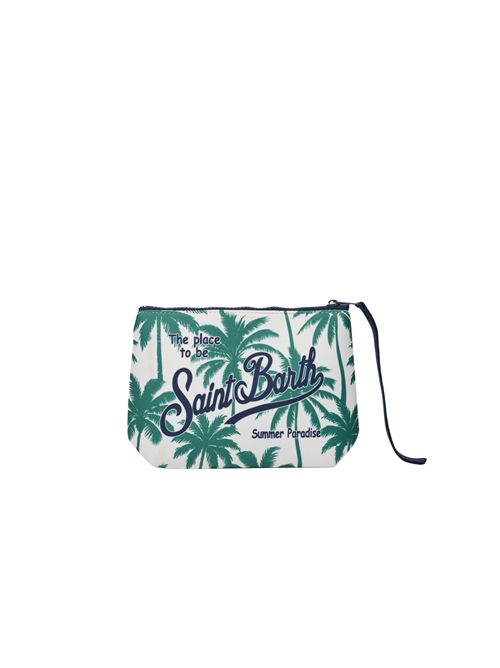 Pochette Aline in scuba con stampa Palmas Mc2 Saint Barth | ALIN00103790L